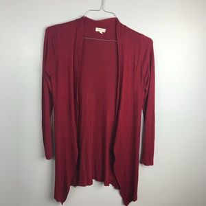 Debut Red Long Sleeve Cardigan